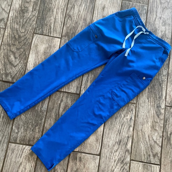 Fig Yola scrub pants bottoms royal blue 🦋 - Picture 1 of 6